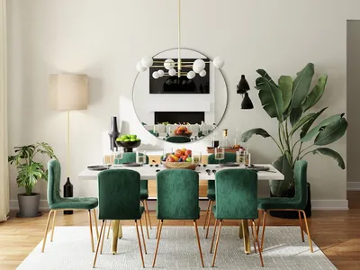 Solid Oak Dining Table - view 1