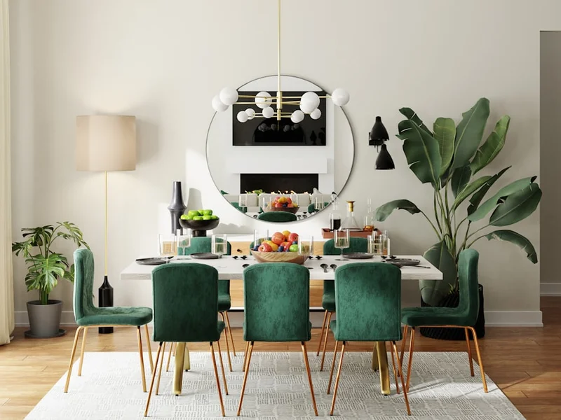 Solid Oak Dining Table - view 1