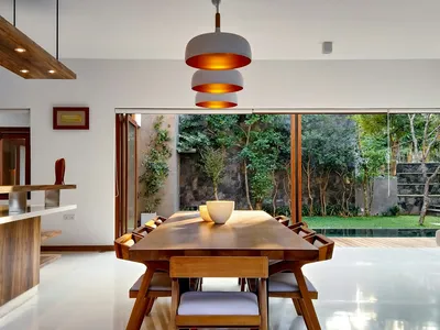 Solid Oak Dining Table - view 2